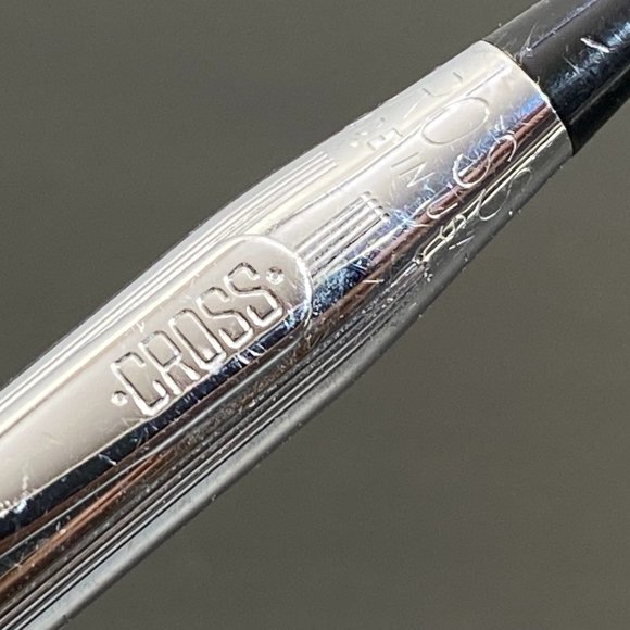 Vintage CROSS Classic Century Chrome Lustre Ballpoint Pen, Made in USA, Silver P - Picture 2 of 10